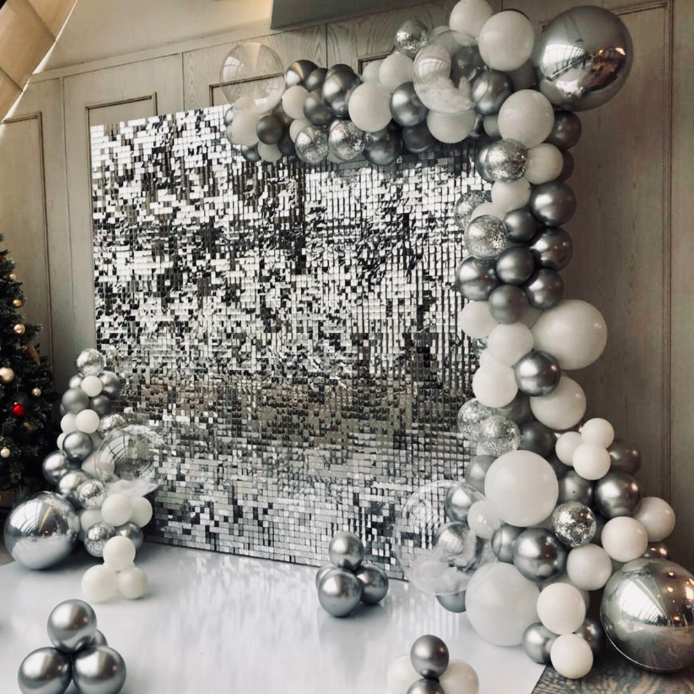 Серебро с шарами