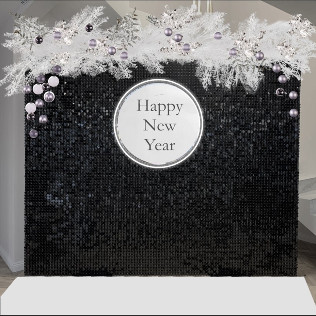 Пайетки с декором